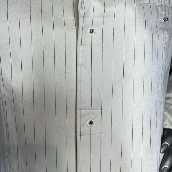 Vintage Jean Paul Gaultier Femme Ivory Pinstripe Suit Set Blazer & Pants (304) - Picture 6 of 16